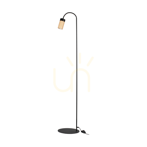 Kontrola Stojací lampa Artemis, olejovaný dub/černá, 1xGU10, 6 W, 35 cm