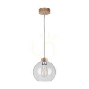 Závěsné svítidlo Fiorda, olejovaný dub, 1xE27, Ø20 cm small 0