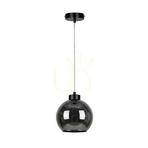 Kontrola Závěsné svítidlo Cameo Black, 1xE27, Ø20 cm