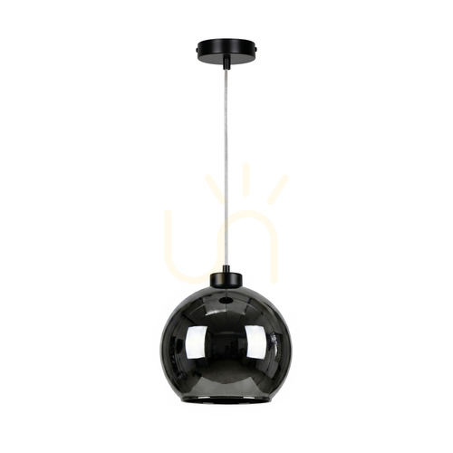 Kontrola Závěsné svítidlo Cameo Black, 1xE27, Ø25 cm