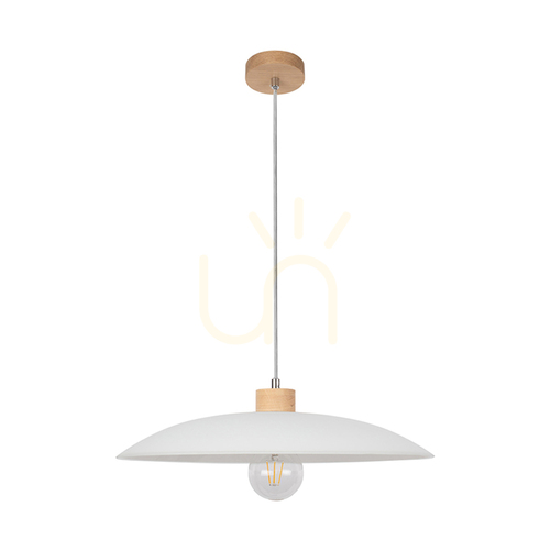 Kontrola Závěsné svítidlo Vox, olejovaný dub, 1xE27, Ø40 cm