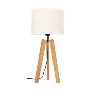 Stolní lampa Solea, hnědá/černá, béžový stínidlo, 1xE27, Ø30 cm 0 Stolní lampa Solea, hnědá/černá, béžový stínidlo, 1xE27, Ø30 cm small 0