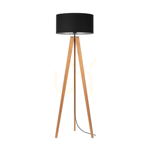 Stojací lampa Solea, hnědá/černá, černý stínidlo, 1xE27, Ø50 cm 0 Stojací lampa Solea, hnědá/černá, černý stínidlo, 1xE27, Ø50 cm small 0