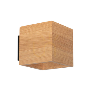 Nástěnné svítidlo Block, olejovaný dub/černá, 1xG9, 13 cm 0 Nástěnné svítidlo Block, olejovaný dub/černá, 1xG9, 13 cm small 0