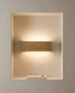 Nástěnné svítidlo Block, olejovaný dub/černá, 2xG9, 33 cm 1 Nástěnné svítidlo Block, olejovaný dub/černá, 2xG9, 33 cm small 1