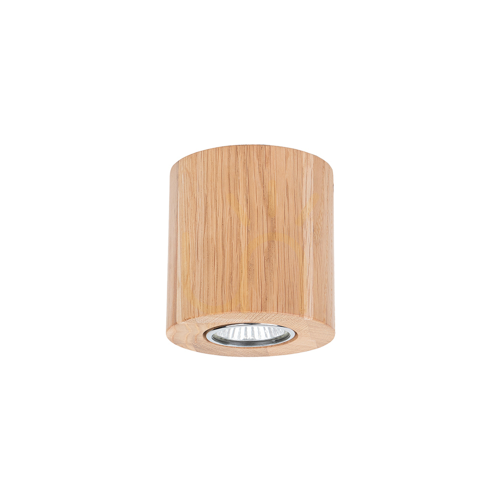 Kontrola Stropní svítidlo Pevex, olejovaný dub, 1xGU10, Ø10 cm Stropní svítidlo Pevex, olejovaný dub, 1xGU10, Ø10 cm