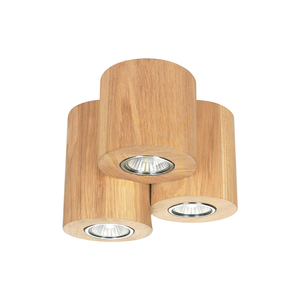 Stropní svítidlo Pevex, olejovaný dub, 3xGU10, Ø18 cm 0 Stropní svítidlo Pevex, olejovaný dub, 3xGU10, Ø18 cm small 0
