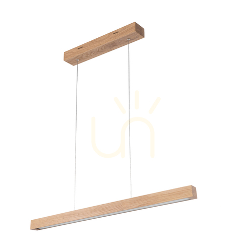 Kontrola Závěsné svítidlo Smal CCT, olejovaný dub, 1xLED, 26,4 W, 80 cm