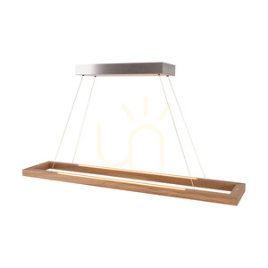 Závěsné svítidlo Legno, olejovaný dub/matný nikl, 3xLED, 68 W, osvětlení nahoru i dolů, 124,5 cm small 2