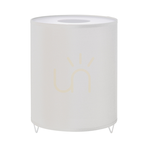 Kontrola Stolní lampa Riva, 1xE14, 40 W, bílá, Ø 21 cm