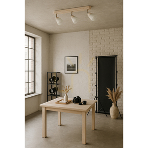 Stropní svítidlo Julietta, 3xE14, 40 W, bělený dub small 1