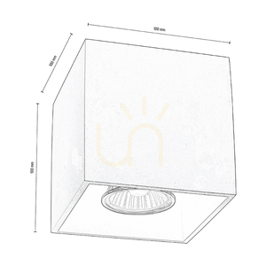 Stropní svítidlo Nicold, 1xGU10, Max. 35 W, stříbrná, 10 cm small 5