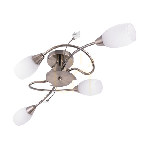 Kontrola Lustr Marbella 4xE14 40 W, patina/bílá, 79 cm