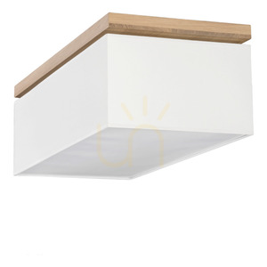 Stropní svítidlo Sedos, 4xE27, Max. 25 W, olejovaný dub/bílá, 70 cm small 4