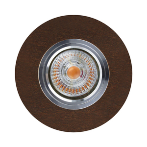 Kulaté stropní svítidlo Vitar Wood, včetně 1 ks LED žárovky GU10 6 W, ořech, Ø 10 cm small 0