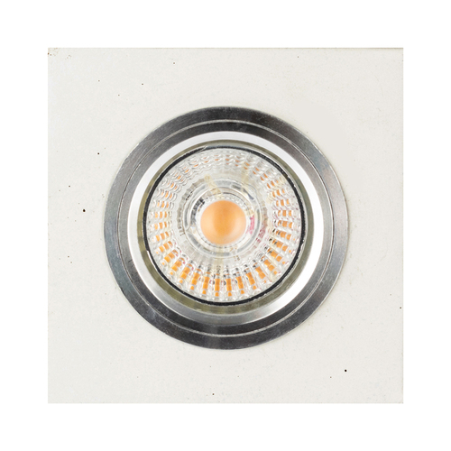 Kontrola Stropní svítidlo Vitar Square, včetně 1 ks LED žárovky GU10 o výkonu 6 W, bílá/chrom, 9,5 cm