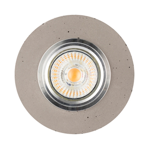 Kruhové stropní svítidlo Vitar, včetně 1 ks LED žárovky GU10 o výkonu 6 W, šedá/chrom, Ø 10 cm small 0