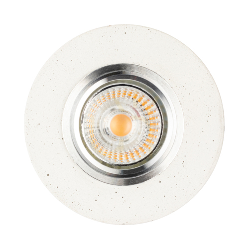 Kontrola Kruhové stropní svítidlo Vitar, včetně 1 ks LED žárovky GU10 o výkonu 6 W, bílá/chrom, Ø 10 cm