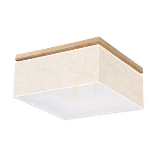 Kontrola Stropní svítidlo Vertiga, 4xE27, Max. 25 W, olejovaný dub/béžovo-mléčná, 45 cm
