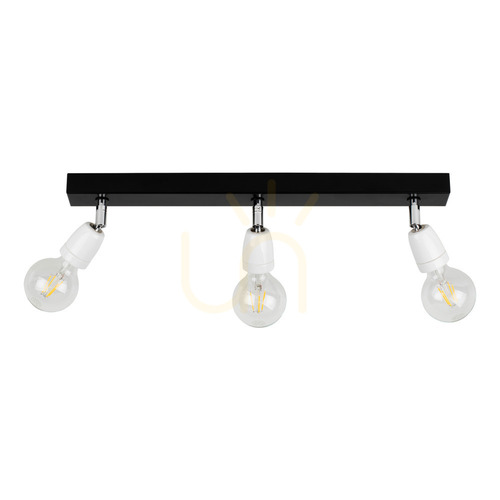 Kontrola Stropní svítidlo Corfu, 3xE27, Max. 25 W, černá/bílá, 57 cm