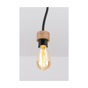 Stropní svítidlo Allumer, 3xE27, Max. 25 W, olejovaný dub/černý kov, 42 cm small 3