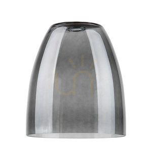 Závěsné svítidlo Asmara, 3xE27, Max. 60 W, olejovaný dub / černý kov / černý PVC kabel / stínidlo z kouřového skla, 125 cm small 1