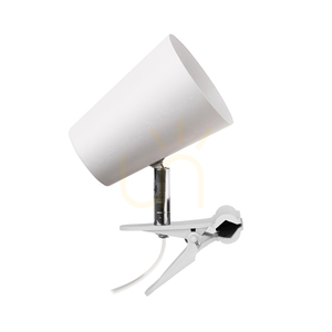 Stolní lampa Astrid s klipem, 1xE14, Max. 40 W, bílý kov, 18 cm small 0