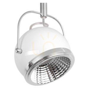 Kulové stropní svítidlo, včetně 2 LED žárovek GU10, max.. 6 W, bílý kov, 29,5 cm small 2