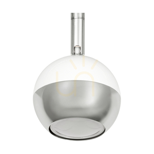 Stropní svítidlo Bianca, 3xGU10, Max. 50 W, bílý/chromovaný kov, 48,5 cm small 2