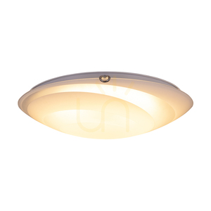 Kruhové stropní svítidlo, včetně 1 ks LED 2700 K 30 W, chromovaný kov / bílý skleněný stínidlo, Ø 50 cm small 1