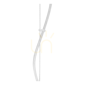 Závěsné svítidlo Crister, 1xE27, Max. 60 W, chromovaný kov / čirý skleněný stínidlo, Ø 18 cm small 2