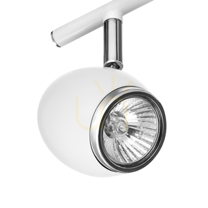Stropní svítidlo Fly 4xGU10, Max. 50 W, bílý/chromovaný kov s motivem berušky, 81 cm small 1