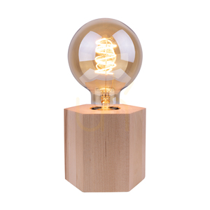 Stolní lampa Fofi, 1xE27, Max. 25 W, bříza/černá, PVC kabel 12 cm small 1