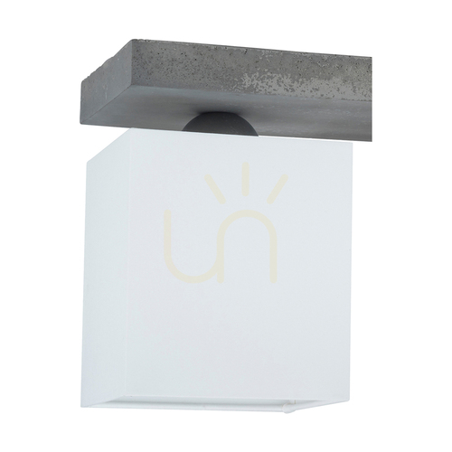 Kontrola Stropní svítidlo Spot Light GREAT 2241336, 3 × E27, šedý beton a bílá stínítka, 55 cm