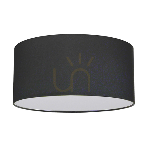 Kontrola Stropní svítidlo Josefina, 1xLED, 2700 K, 13 W, bílý kov / antracitový stínidlo, Ø 28 cm