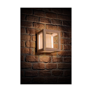Nástěnné svítidlo Kago LED, 1xLED, 3000 K, 9 W, olejovaný dub, 20 cm small 1