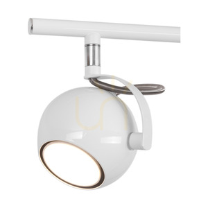 Stropní svítidlo Lea, 2xGU10, Max. 50 W, bílý/chromovaný kov, 30,5 cm small 2
