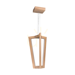 Závěsné svítidlo Leif, 3xLED, 3000 K, 20,5 W, olejovaný dub / průhledný PVC kabel, 53 cm small 0