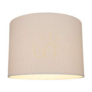 Stolní lampa Leila, 1xE27, Max. 40 W, chromovaný kov / průhledný PVC kabel / stínidlo z papíru a PVC s puntíkovaným vzorem, Ø 25 cm small 3