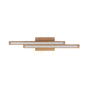 Stropní svítidlo Linus Straight 2xLED 3000K 12 W, olejovaný dub, 54,5 cm small 0