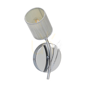 Nástěnné svítidlo Marbella 1xE14 Max. 9W chromový kovový/stříbrný stínidlo 22 cm small 0
