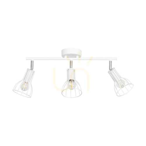 Kontrola Stropní svítidlo Megan, 3xE14, Max. 40 W, bílý kov, 47,5 cm