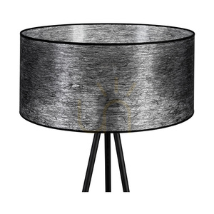 Stojací lampa Nevoa 1xE27 Max. 40 W, černý kov / černý PVC kabel / černý stínidlo Ø 50 cm small 3
