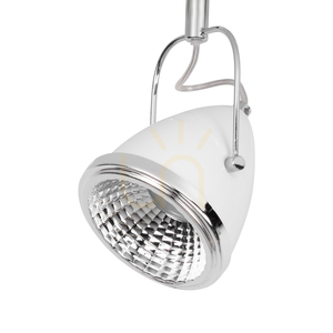 Stropní svítidlo Oliver, včetně 4 LED žárovek GU10, max.. 6 W, bílá/chromová kovová, 76 cm small 2