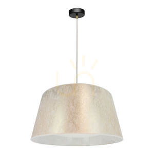 Závěsné svítidlo Ora, 1xE27, Max. 40 W, černý kov / průhledný PVC kabel / zlatý stínidlo, Ø 60 cm small 0