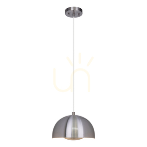 Závěsné svítidlo Ray, včetně 1 ks LED 3000 K 10 W, hliník, kabel z kovu a průhledného PVC, Ø 25,5 cm small 1