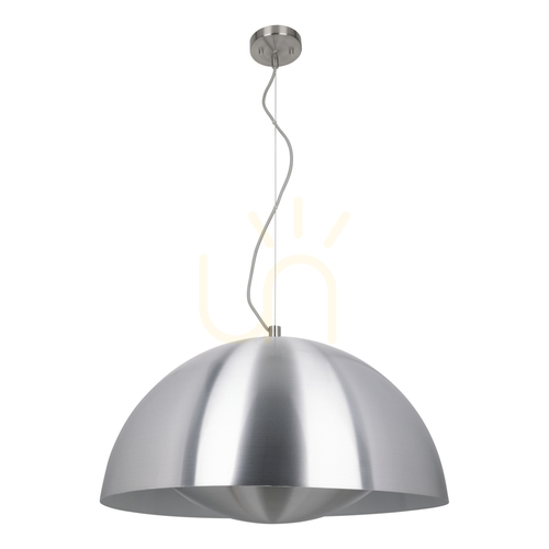 Kontrola Závěsné svítidlo Ray, včetně 1x LED 3000 K 28 W, hliníkový kov / průhledný PVC kabel, Ø 66 cm