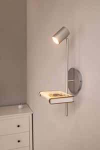 Nástěnné svítidlo Rogna, 1xGU10, Max. 50 W, chromovaný kov, 19,5 cm small 1