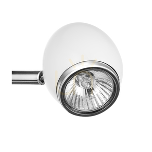 Nástěnné svítidlo Rubby, 1xGU10, Max. 50 W, bílý/chromovaný kov s motivem králíka, 20 cm small 1