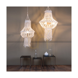 Závěsné svítidlo Samba, 1xE27, Max. 15 W LED, olejovaný dub/přírodní, pletený kabel/krémově zbarvená pletená bavlněná šňůra, Ø 50 cm small 2